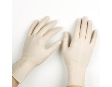 KH-Găng tay Nitrile (trắng) nhám ngón (3.6gr-24Cm)